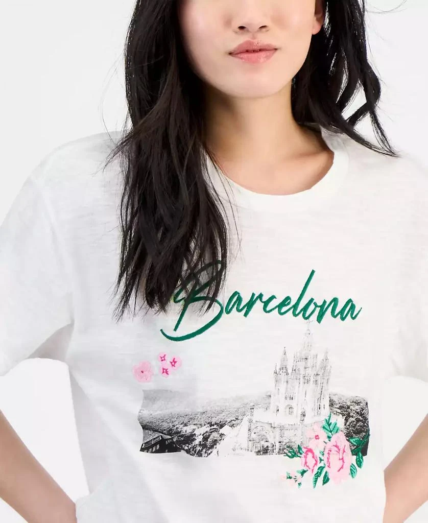 Rebellious One Juniors' Barcelona Graphic T-Shirt 3