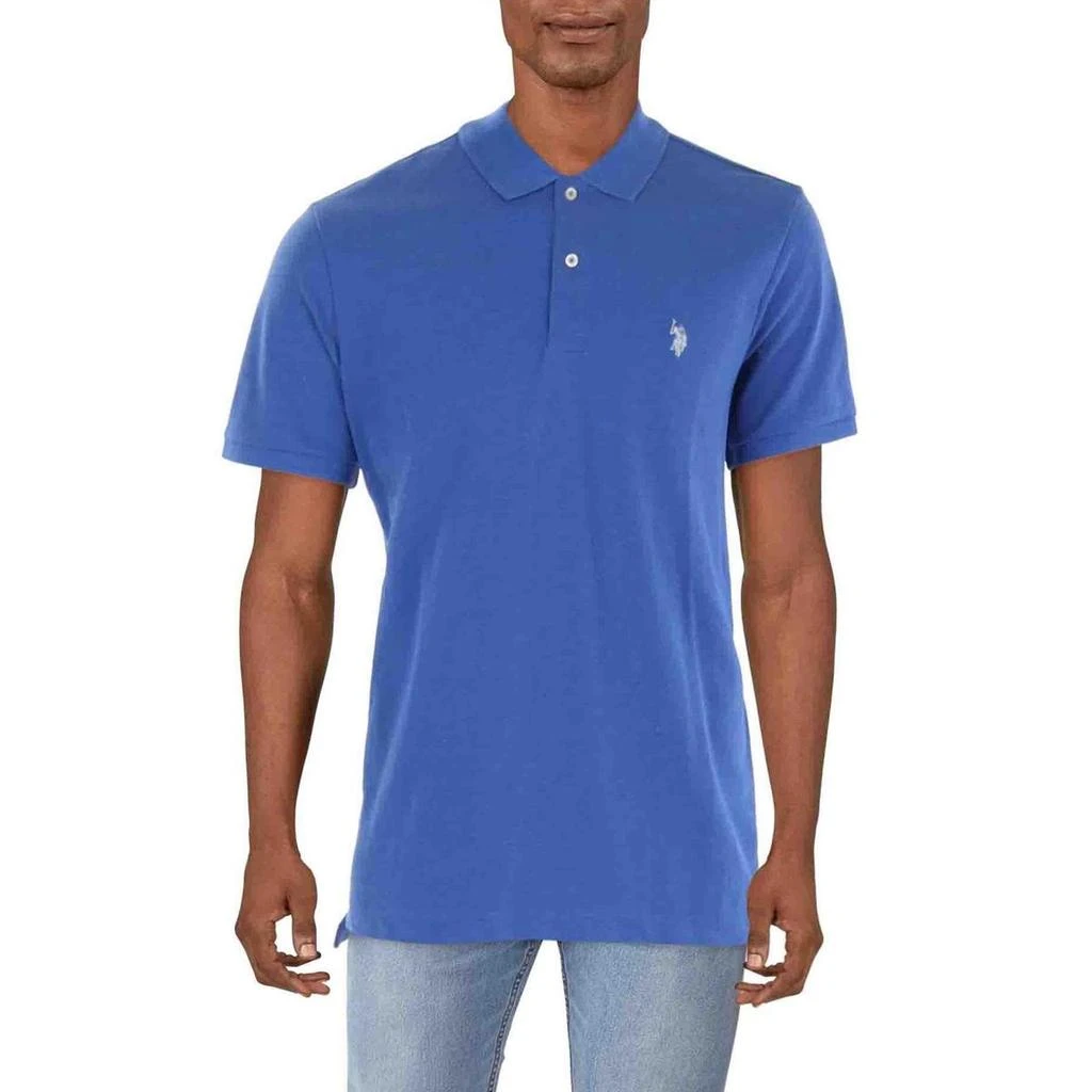 U.S. POLO ASSN. Mens Pique Short Sleeves Polo Shirt 7