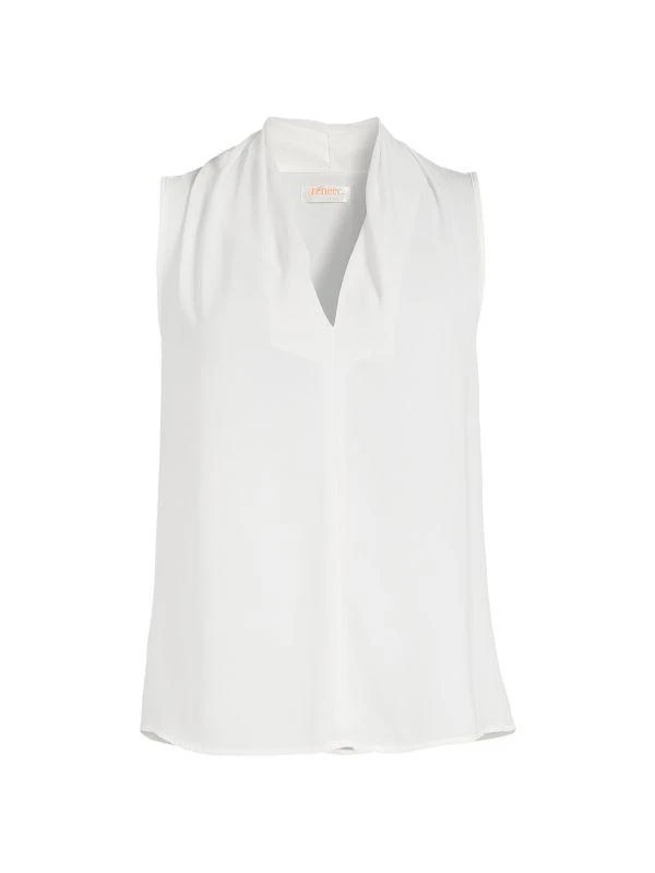 Renee C. V Neck Sleeveless Blouse 3