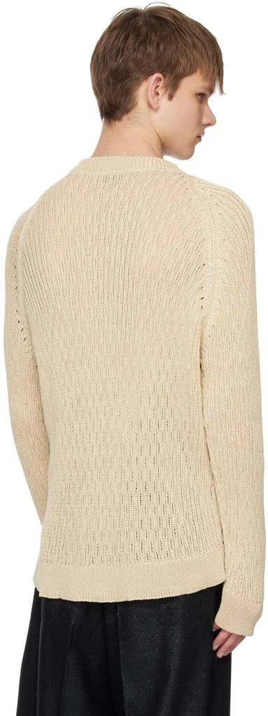 Omar Afridi Beige Raglan Sweater 3