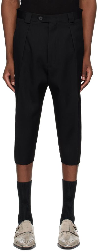 Enfants Riches Deprimes Black Cut Off Shorts