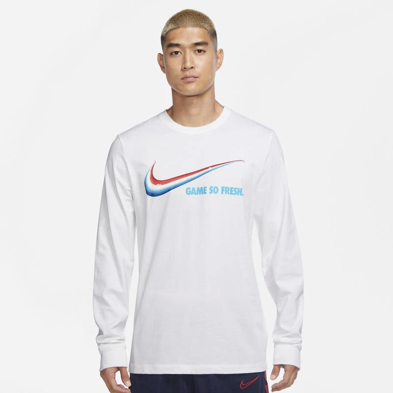 NIKE Nike HBR Swoosh Hoops LS T - Men's 1