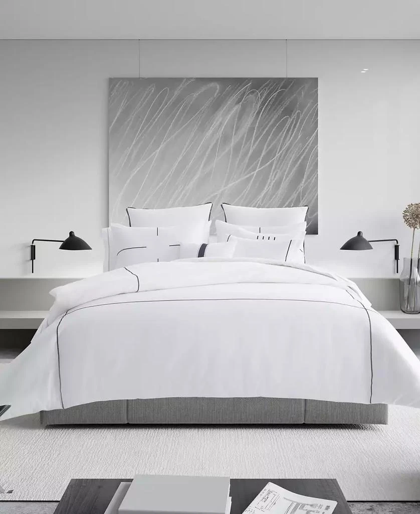 Vera Wang Zig Zag Cotton Sateen 3-Pc.Duvet Cover Set 2
