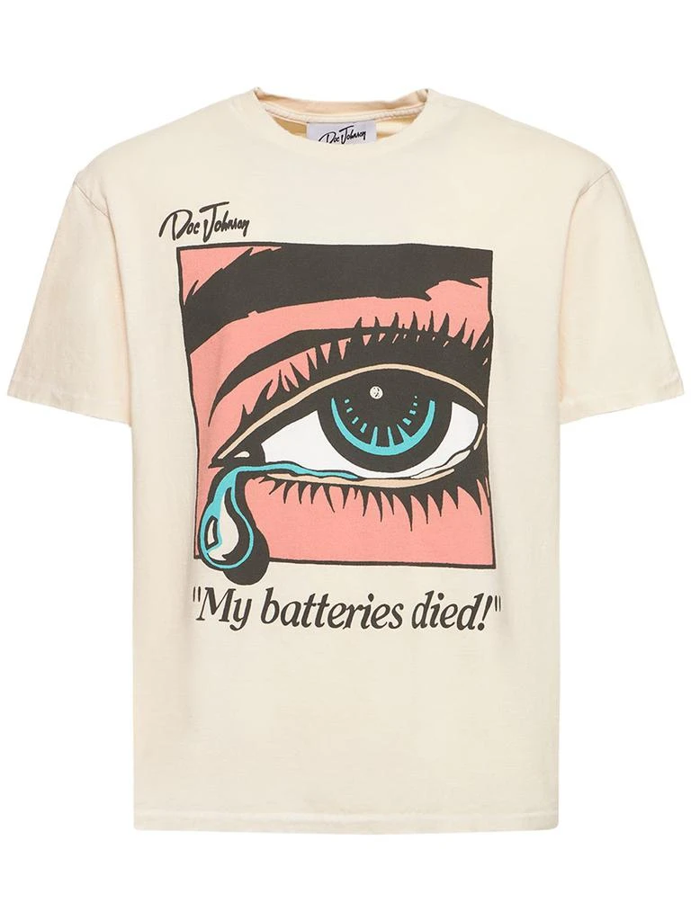 GALLERY DEPT. Dead Batteries Cotton Jersey T-shirt 1