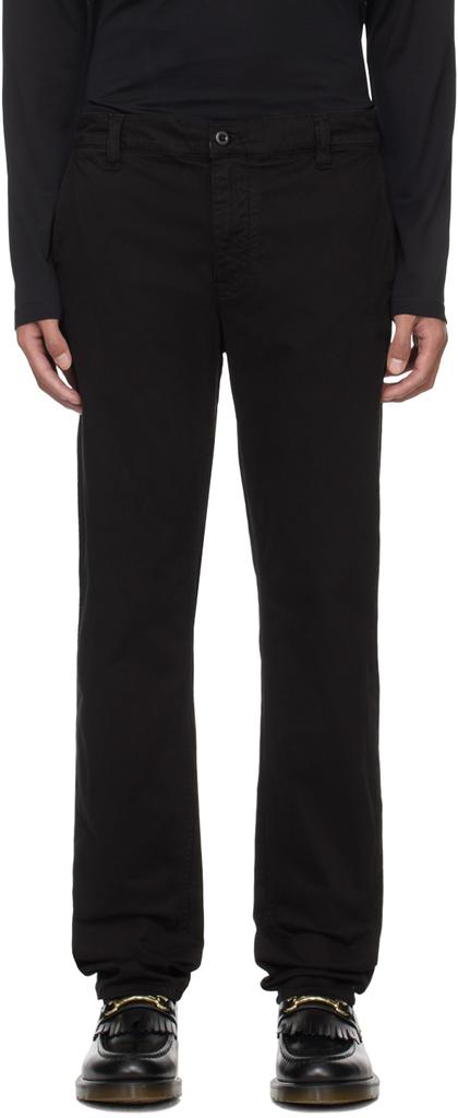 Nudie Jeans Black Easy Alvin Trousers
