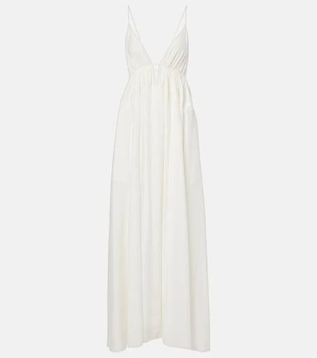 knee length dresses for ladies Josephine Ruffle Maxi Dress (Custom Made)