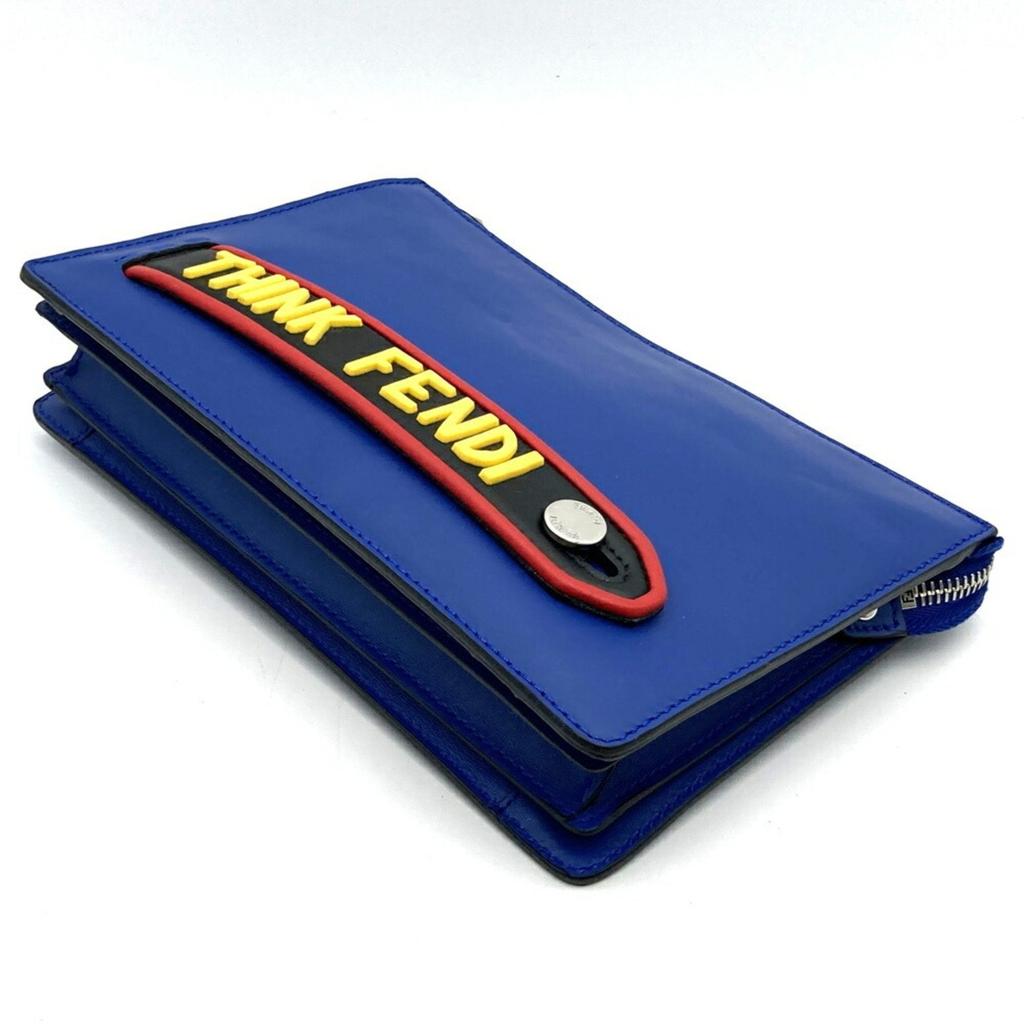 Fendi Leather Clutch Bag Pouch (Pre-Owned)