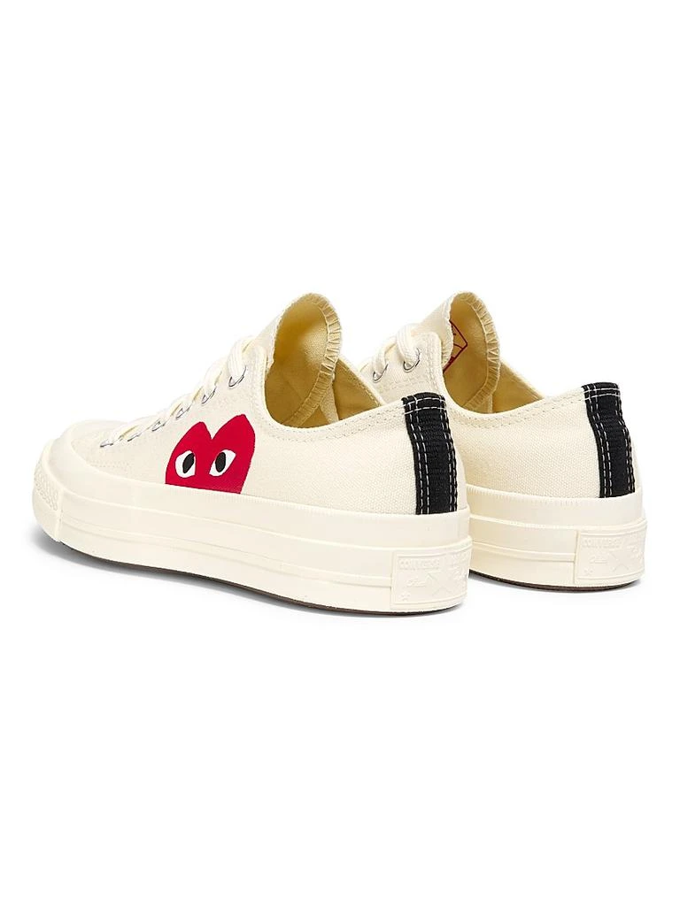 Comme des Garcons CdG PLAY x Converse Women's Chuck Taylor All Star Peek-A-Boo Low-Top Sneakers 3