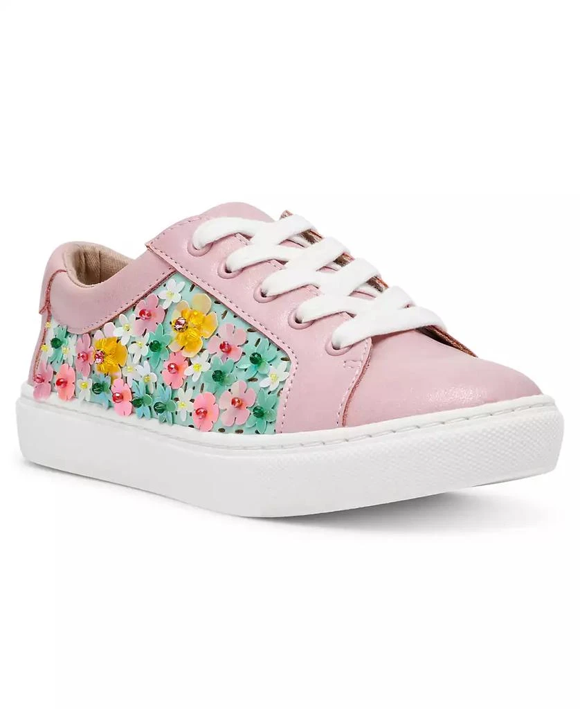 Betsey Johnson Little and Big Girls Romy Floral Sequin Sneaker 1