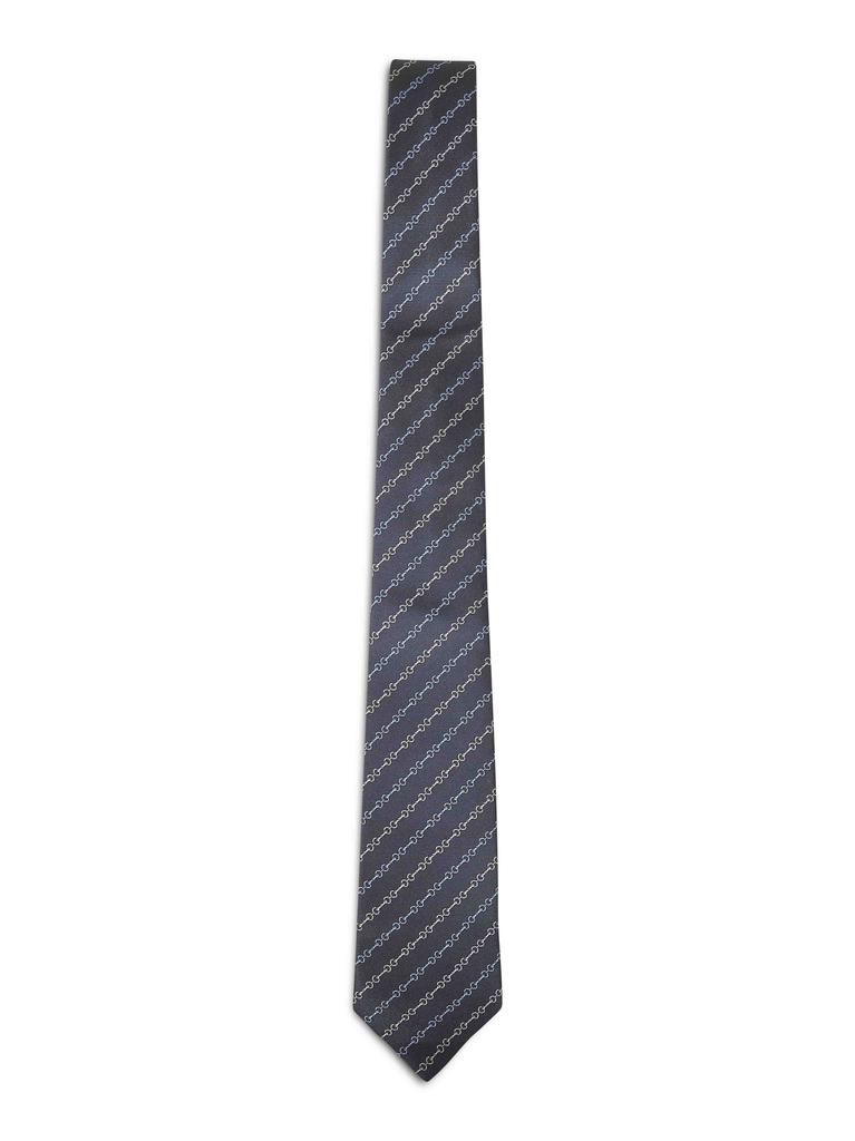 Gucci GUCCI | Blue Horsebit silk jacquard tie | Man | PZ
