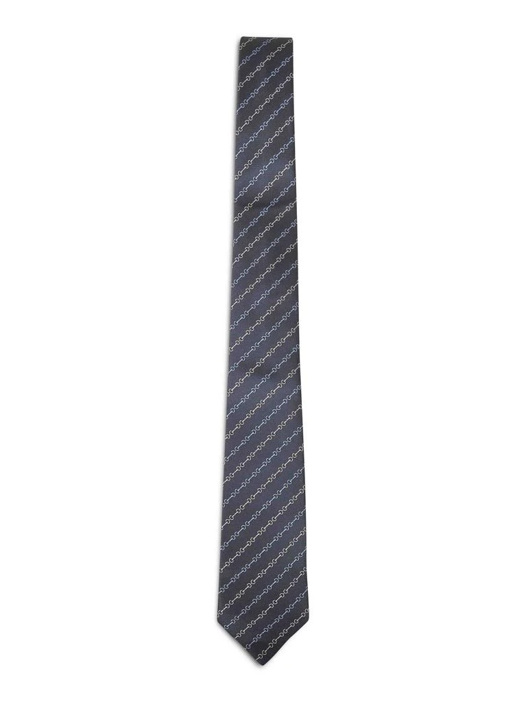 Gucci GUCCI | Blue Horsebit silk jacquard tie | Man | PZ 1