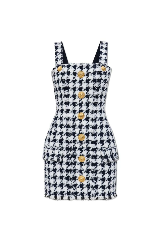Balmain Tweed strap dress 1