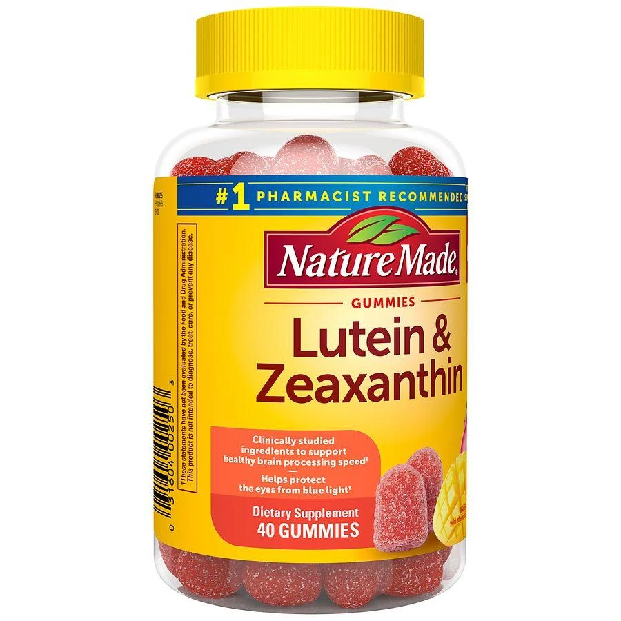 Nature Made Lutein & Zeaxanthin Vegan Gummies 8