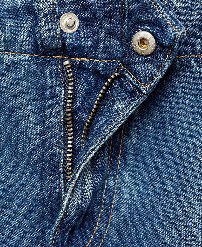 Mango Women's Contrast Seams Denim Skirt 3