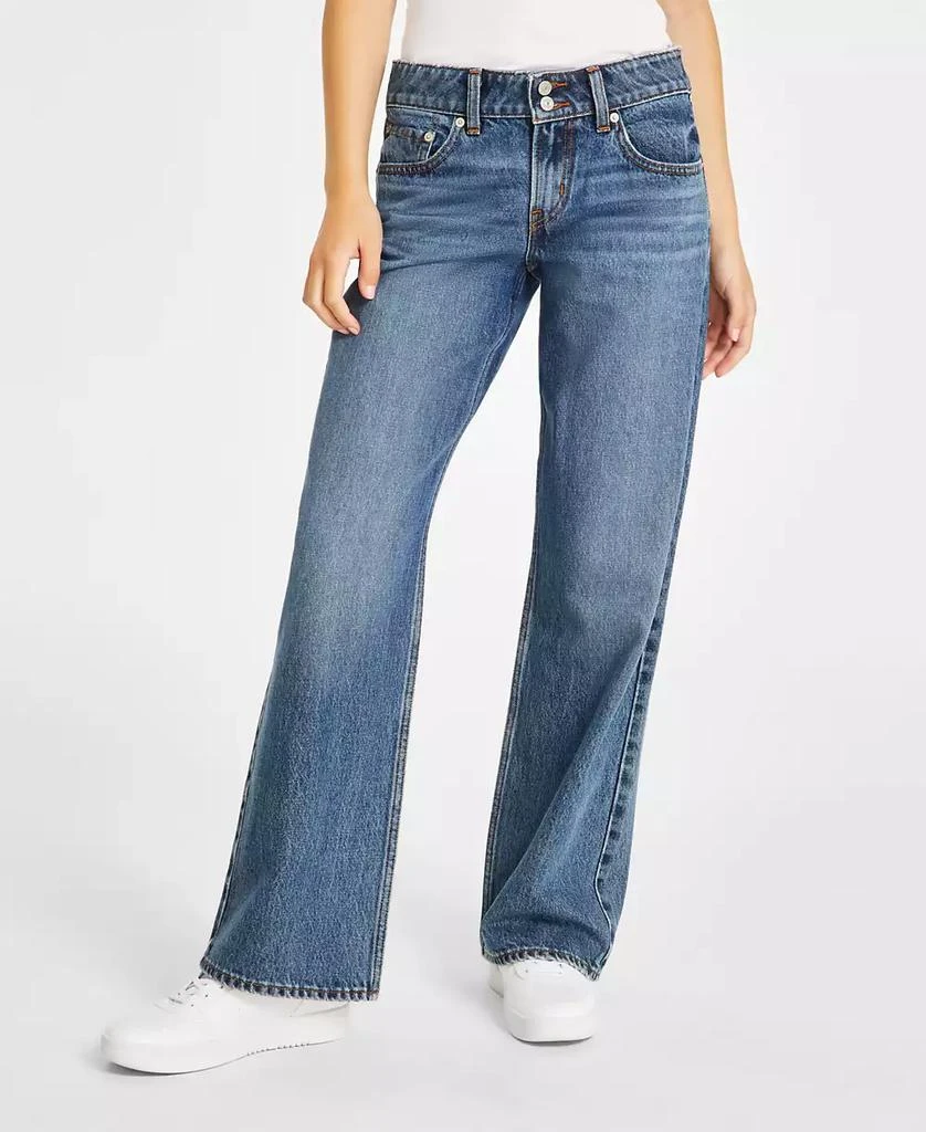 Levi's Women's Super-Low Double-Button Relaxed-Fit Denim Jean in Short Length 1