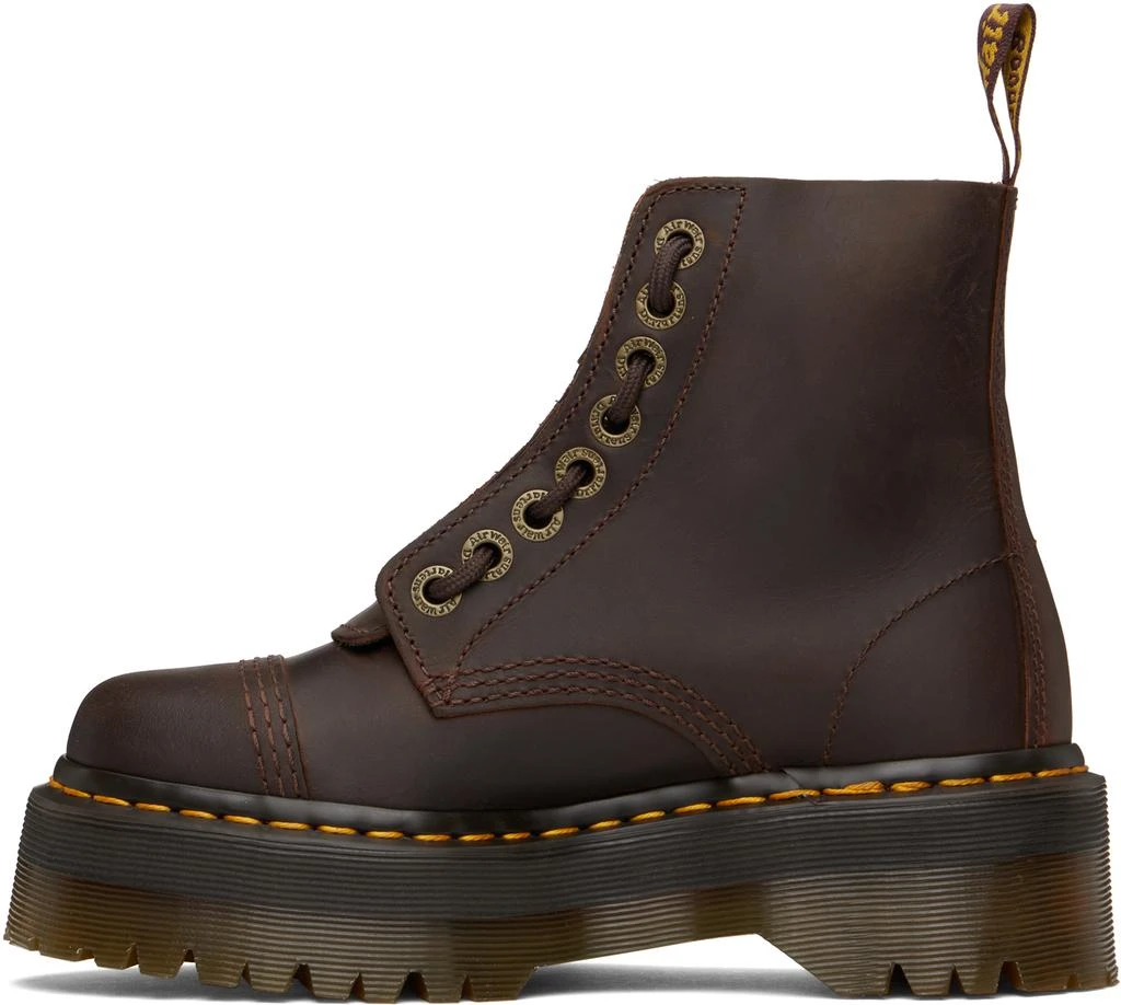 Dr. Martens Brown Sinclair Leather Platform Boots 3