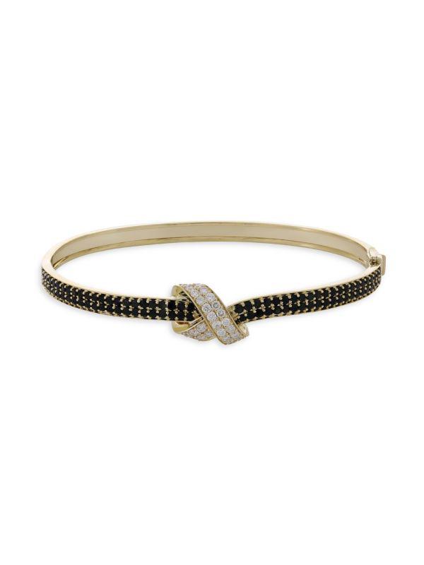 HUEB 14K Yellow Gold, Black Onyx & Diamond Bracelet