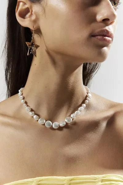 Urban Outfitters Chain & Pearl Toggle Layered Necklace 2