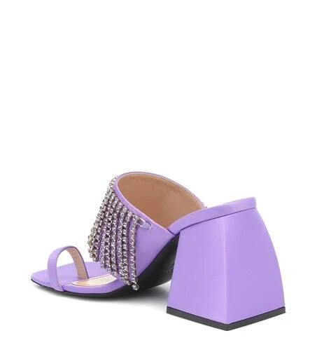 NODALETO Preston embellished satin sandals 3