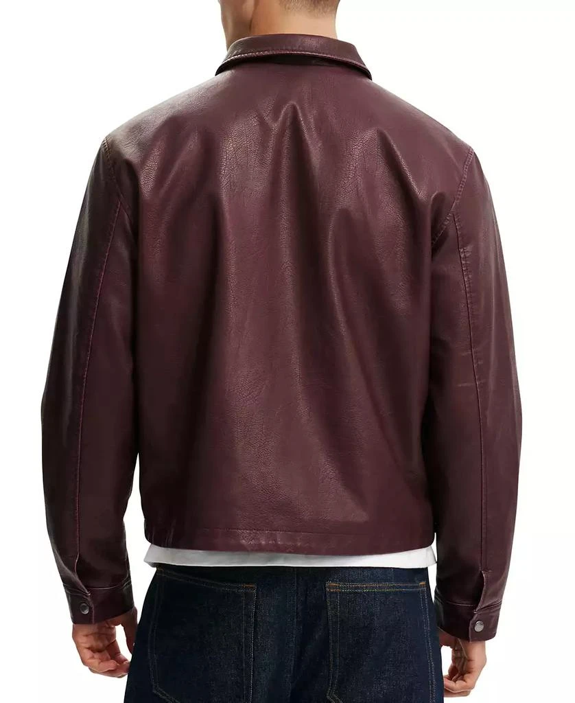 Cotton On Men's Artificial Leather Harrington Jacket 10