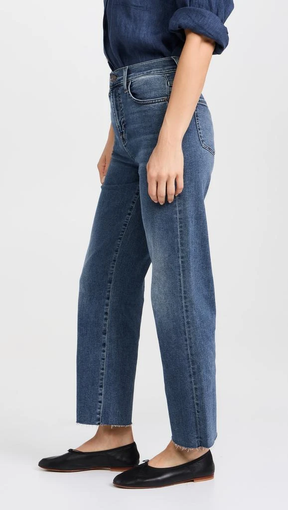 7 For All Mankind Cropped Alexa Jeans with Raw Cut Hem 3