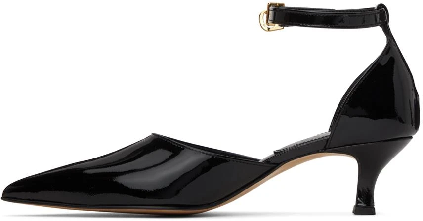 Recto Black Logo Buckle Heels 3