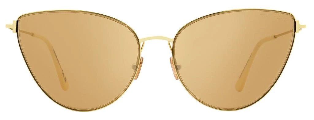 Tom Ford Women's Cat Eye Sunglasses TF1005 Anais-02 32G Gold/Ivory 62mm 2
