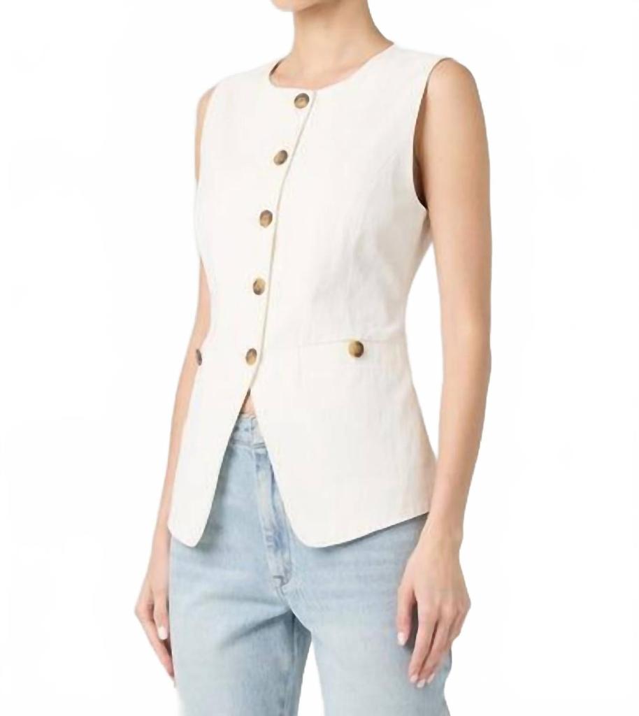 Blank NYC Cloud Burst Long Denim Vest
