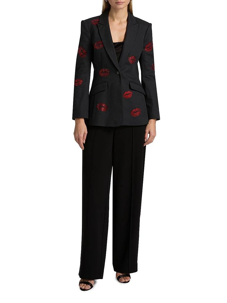 Cinq à Sept Cheyenne Kissing Booth Denim Blazer 2