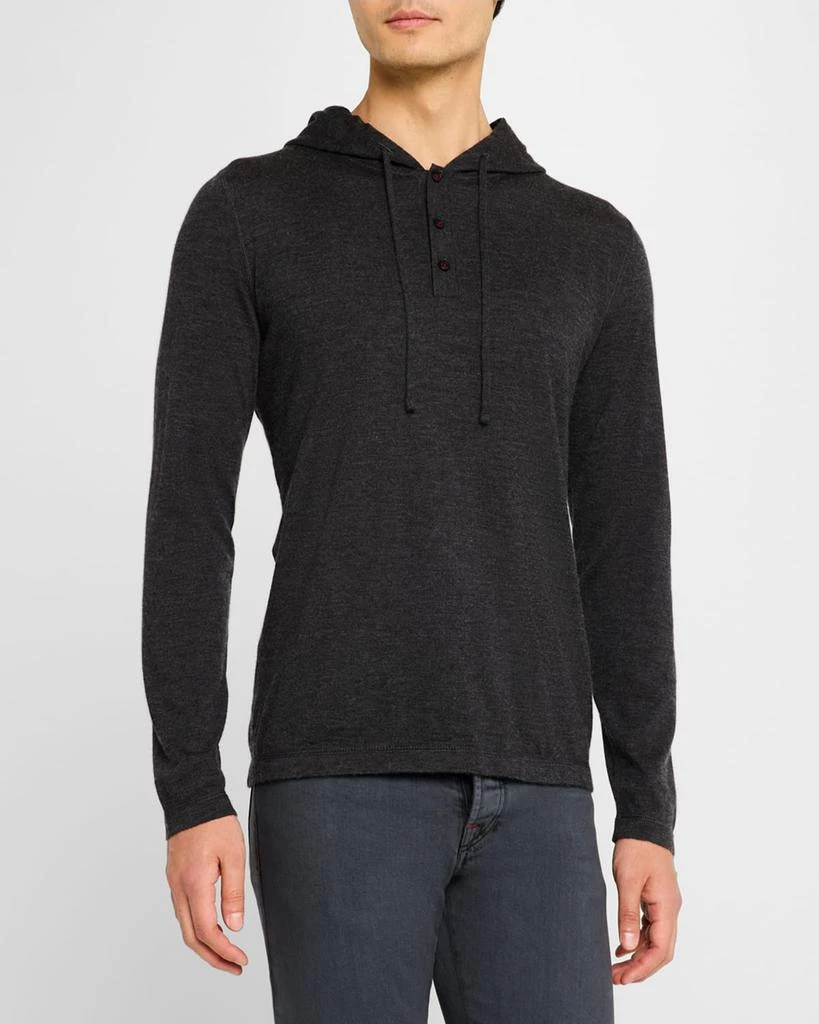 Kiton Men's Cashmere Hoodie 4