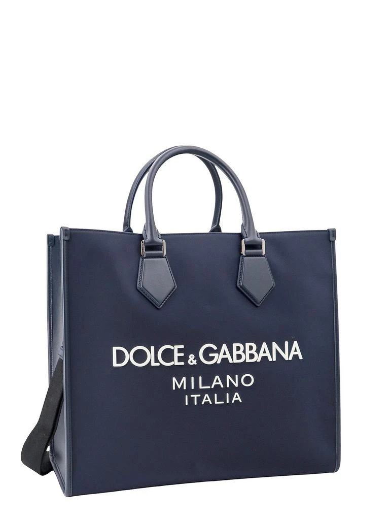 Dolce & Gabbana Dolce & Gabbana Logo Rubberized Large Shopper Bag 3