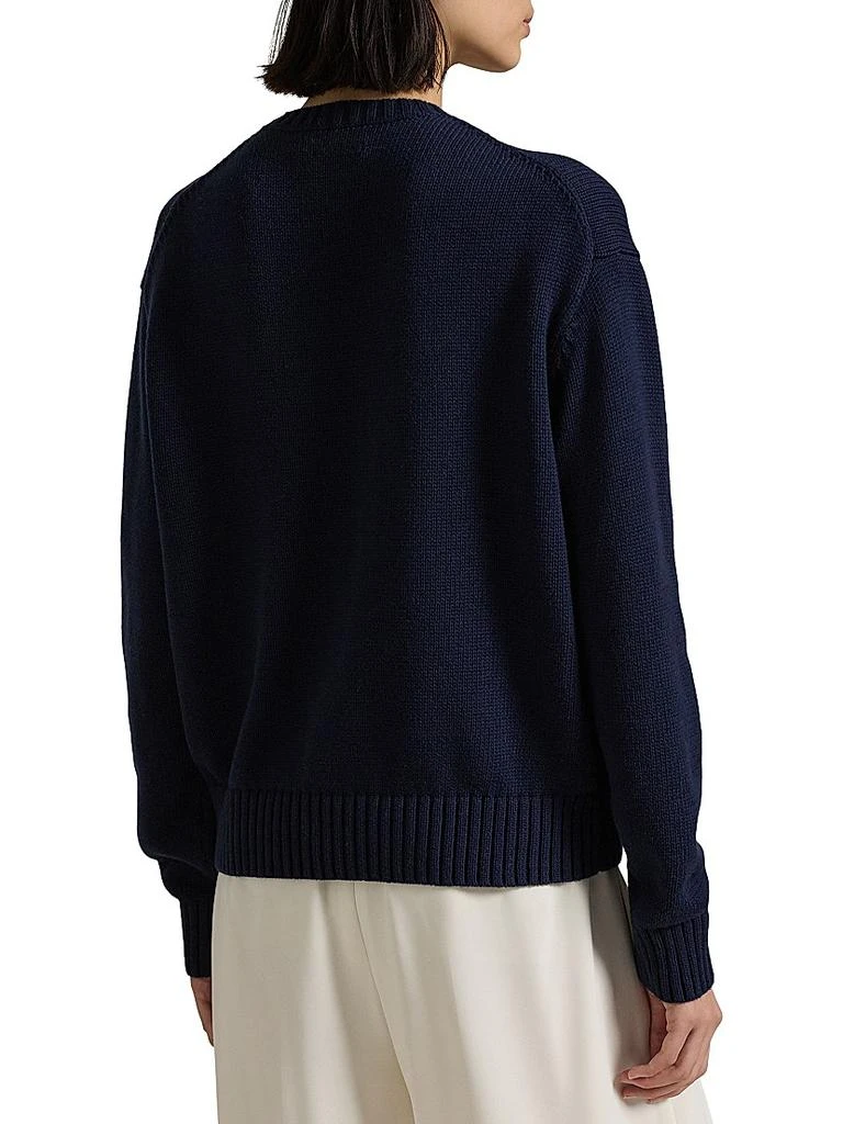 Ralph Lauren Polo Bear Cotton Crewneck Sweater 4
