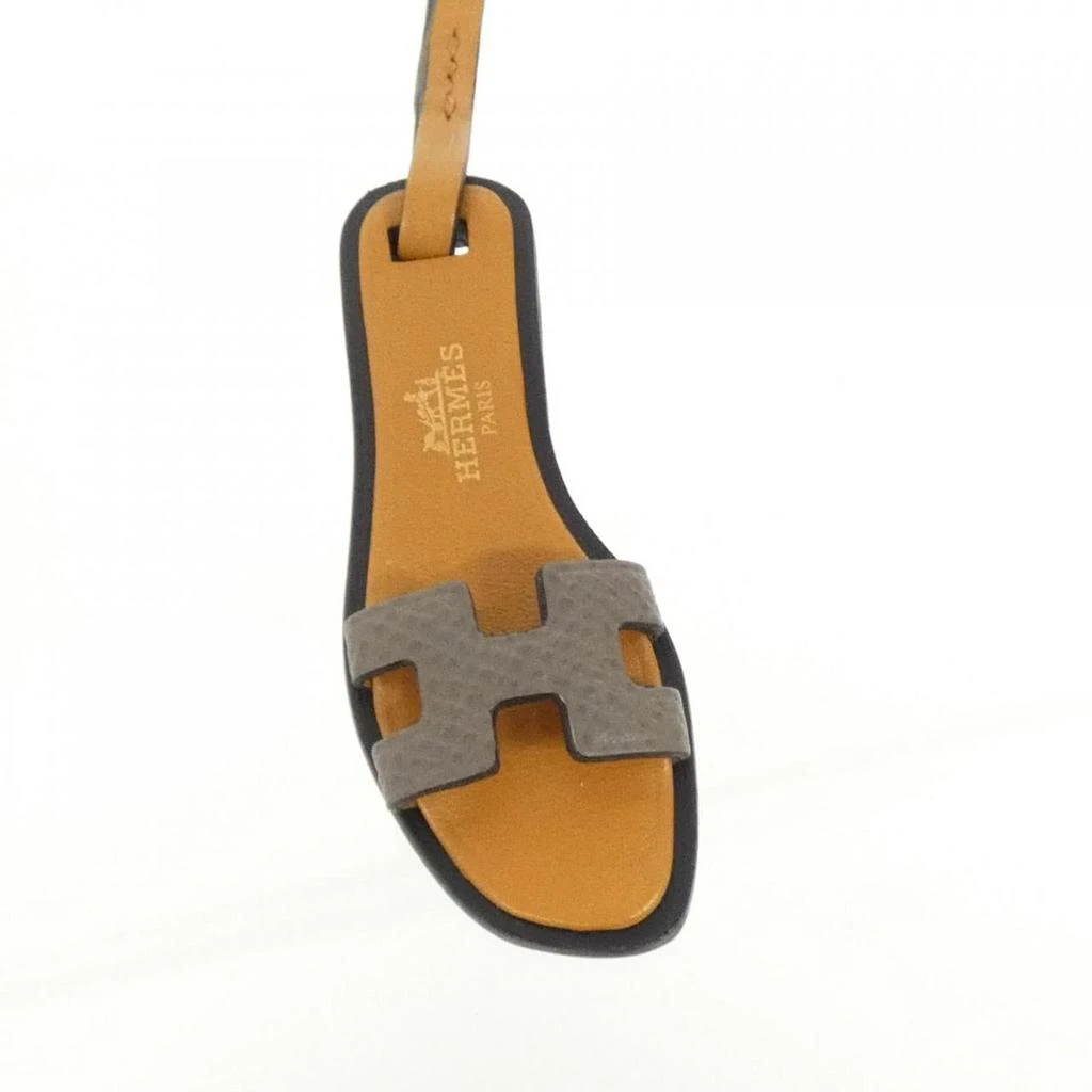 Hermes Etoupe  Sable Epsom Leather Handbag Charm (Pre-Owned) 2