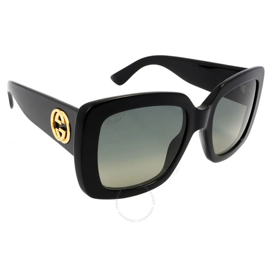Gucci Gradient Grey Square Ladies Sunglasses GG0141SN 001 53 3