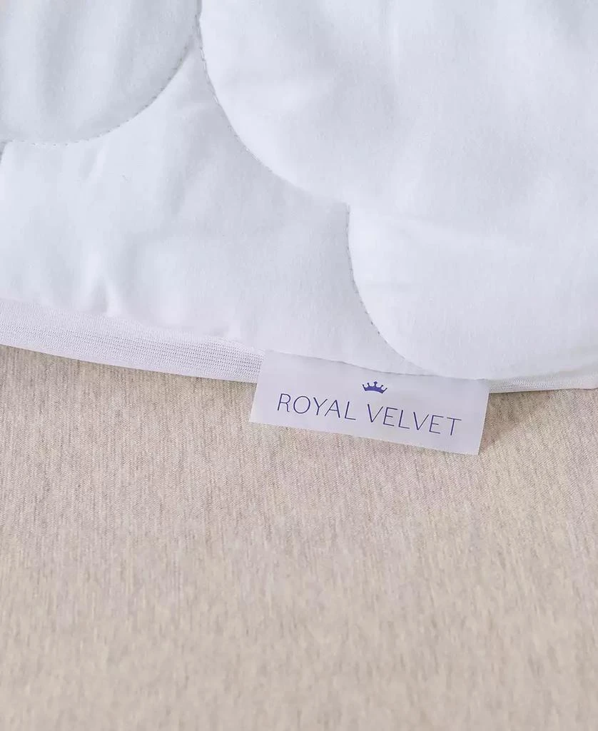 Royal Velvet 300 Thread Count Cotton Waterproof Stain Resistant Mattress Pad 10