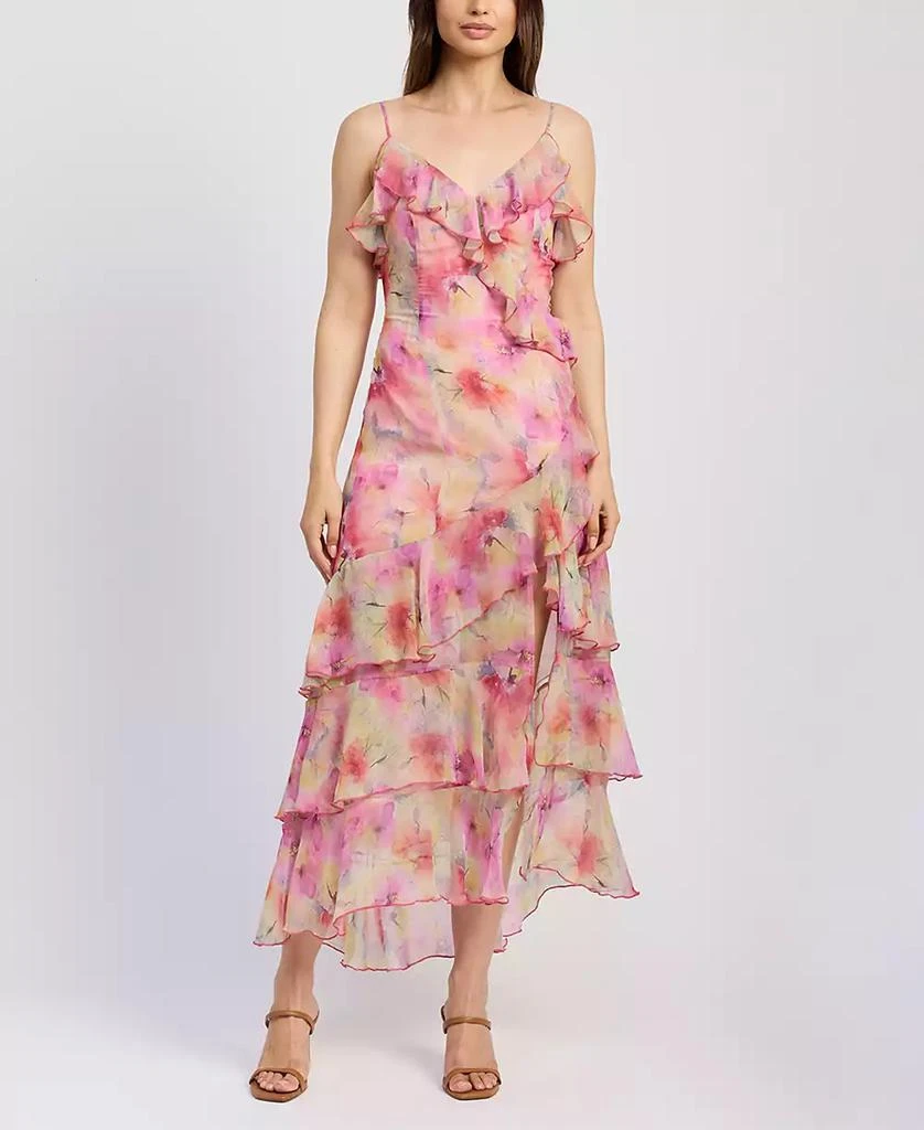 En Saison Women's Amari Ruffle-Trim Maxi Dress 1