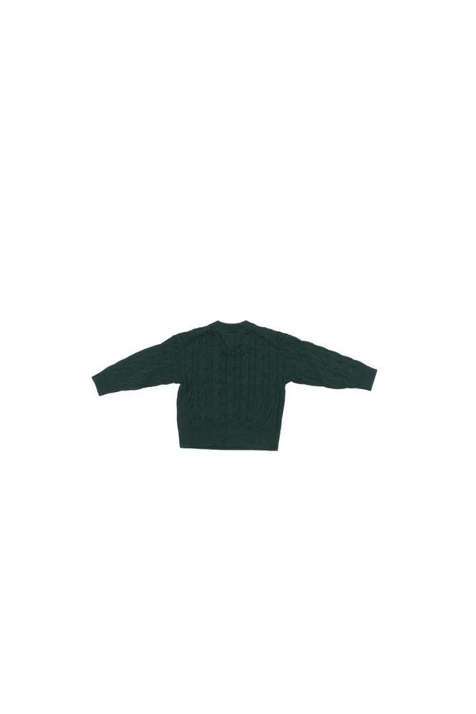 Tommy Hilfiger Junior Tommy Hilfiger Junior Polished Cable Knit Crew Neck Jumper