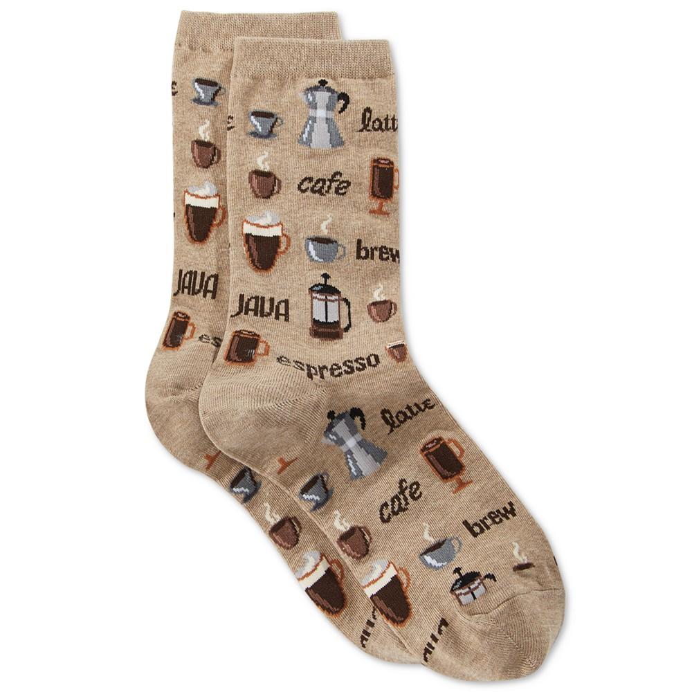 Hot Sox Women's Coffee Fashion Crew Socks