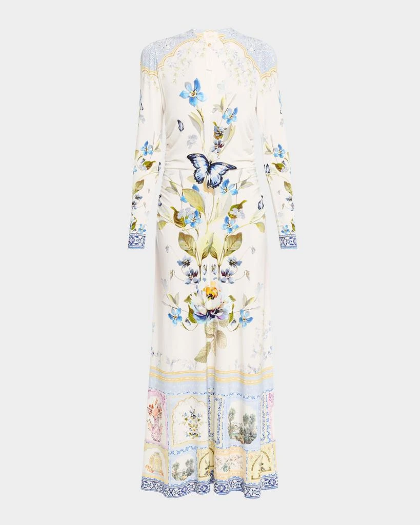 chinese dress ladies Camilla All About That Lace Long Sleeve Buttoned Mini Dress