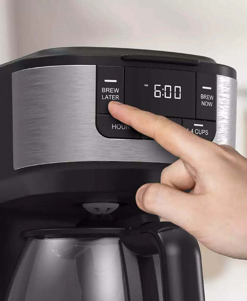 Tzumi Puree 12-Cup Programmable Glass-Carafe Coffee Maker 4