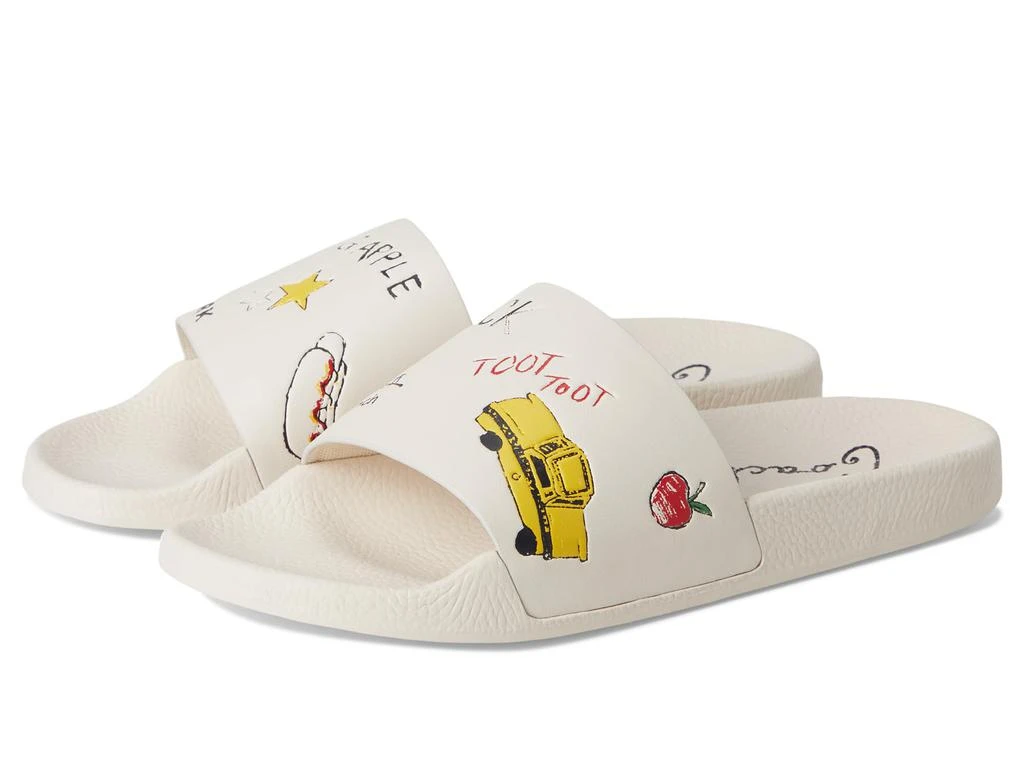 Coach Udele Sport Slide with Sketch Print 1