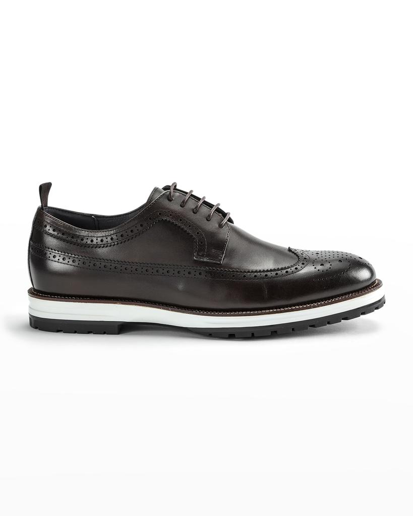 Ike Behar Men's Louis Hybrid Wing-Tip Leather Derby Shoes