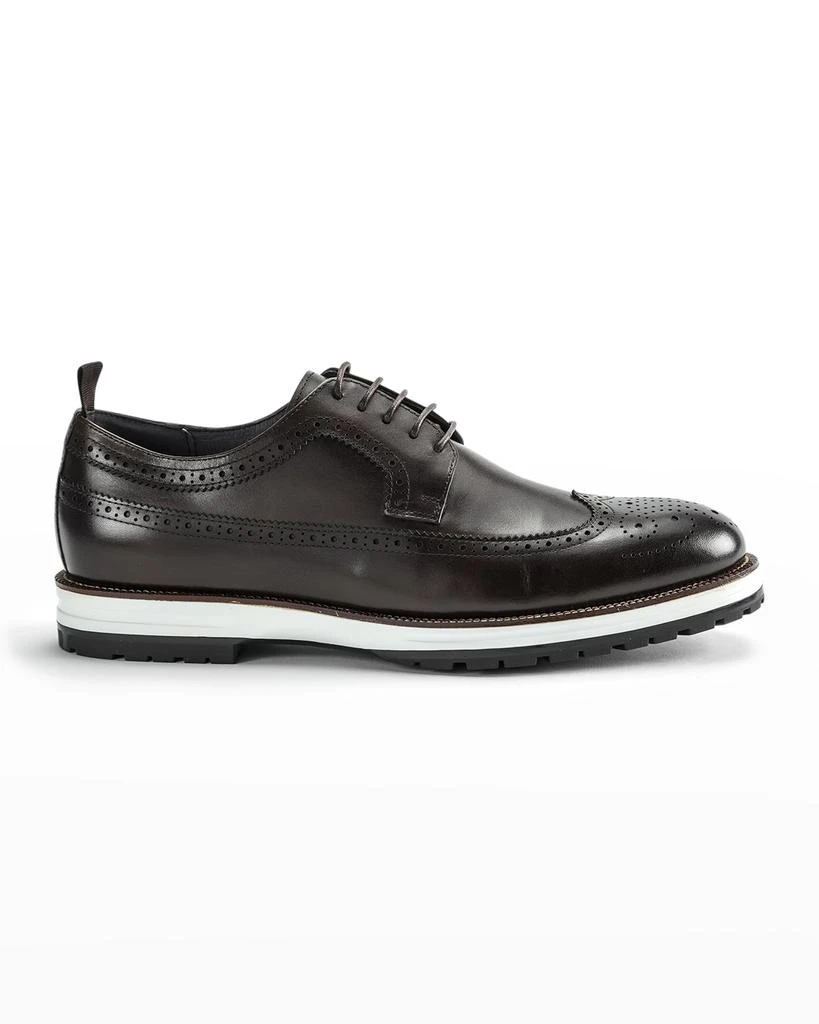 Ike Behar Men's Louis Hybrid Wing-Tip Leather Derby Shoes 1