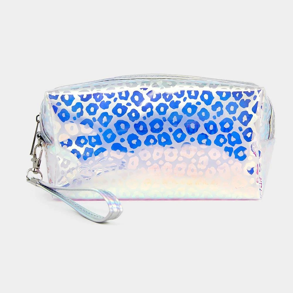 FASHNZFAB Leopard Hologram Pouch Bag 1