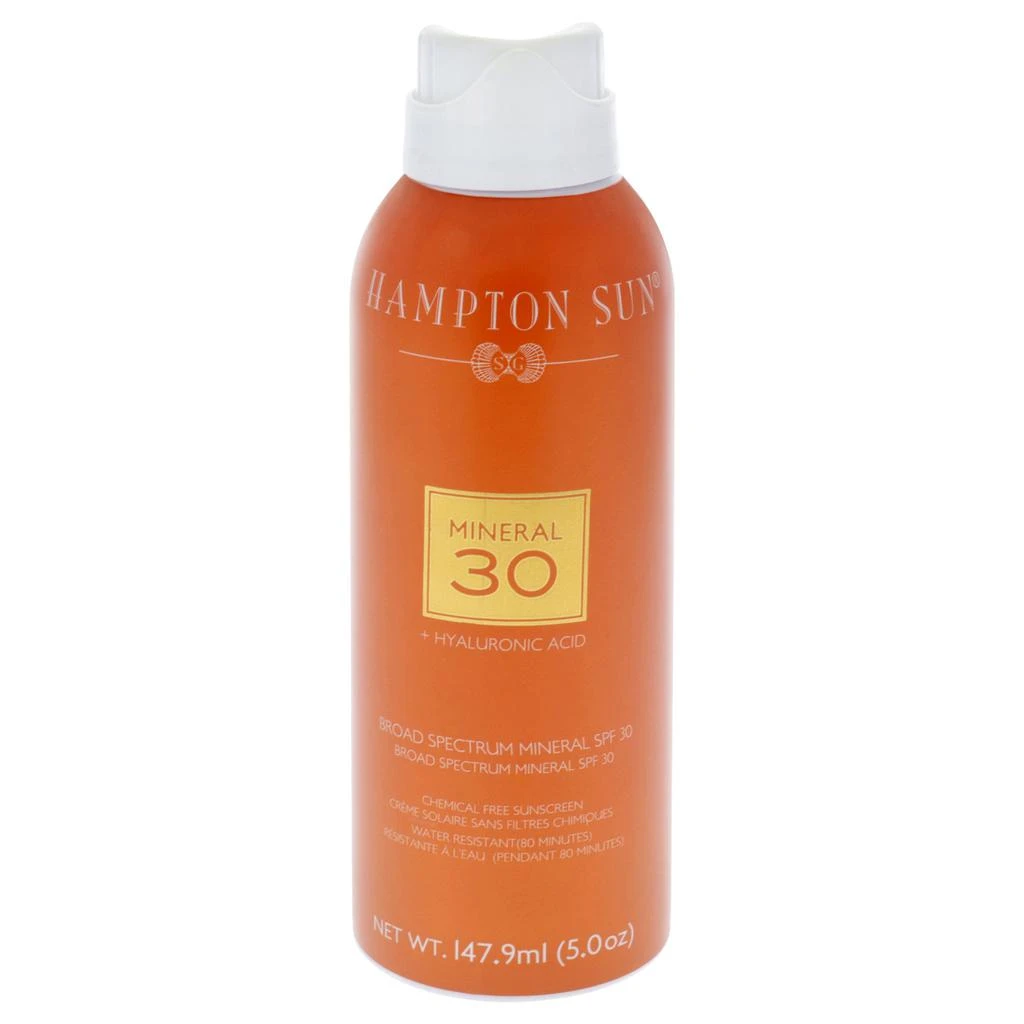 Hampton Sun Mineral Plus Hyaluronic Acid SPF 30 by  for Unisex - 5 oz Sunscreen 1