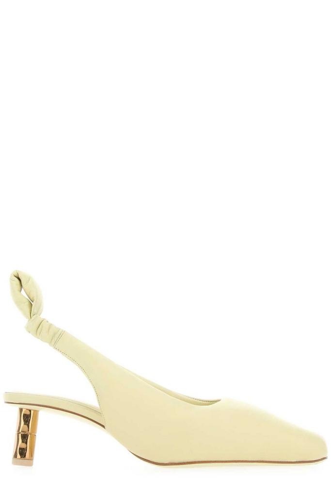 Boyy Boyy Puffy Slingback Heeled Pumps
