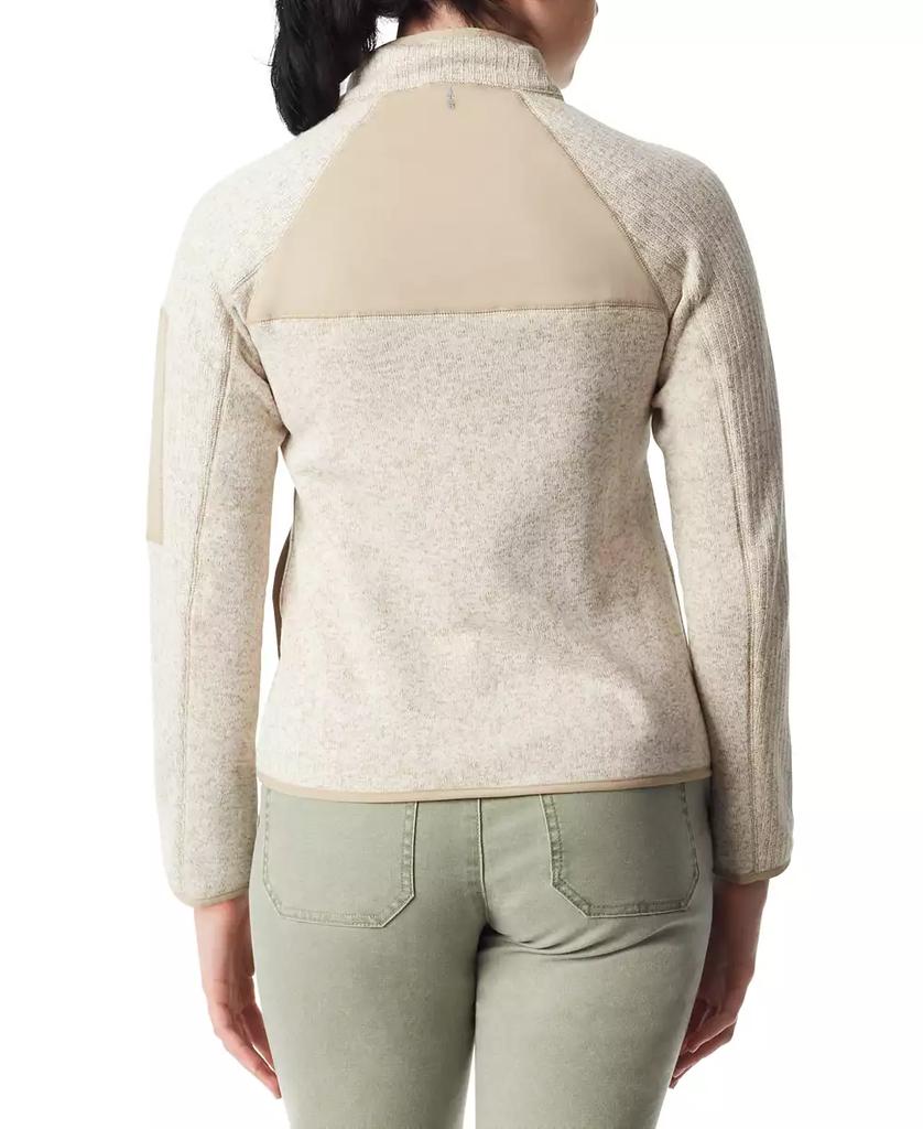 BASS OUTDOOR Women's Mixed-Media Pullover Sweater
