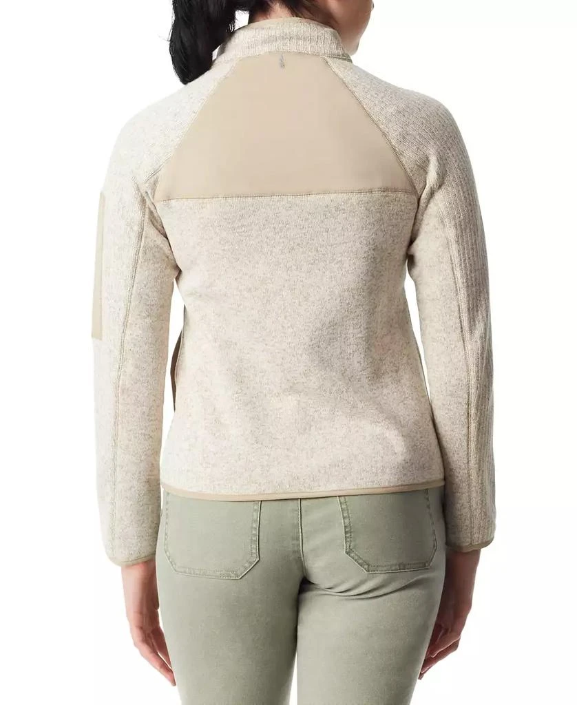 BASS OUTDOOR Women's Mixed-Media Pullover Sweater 2