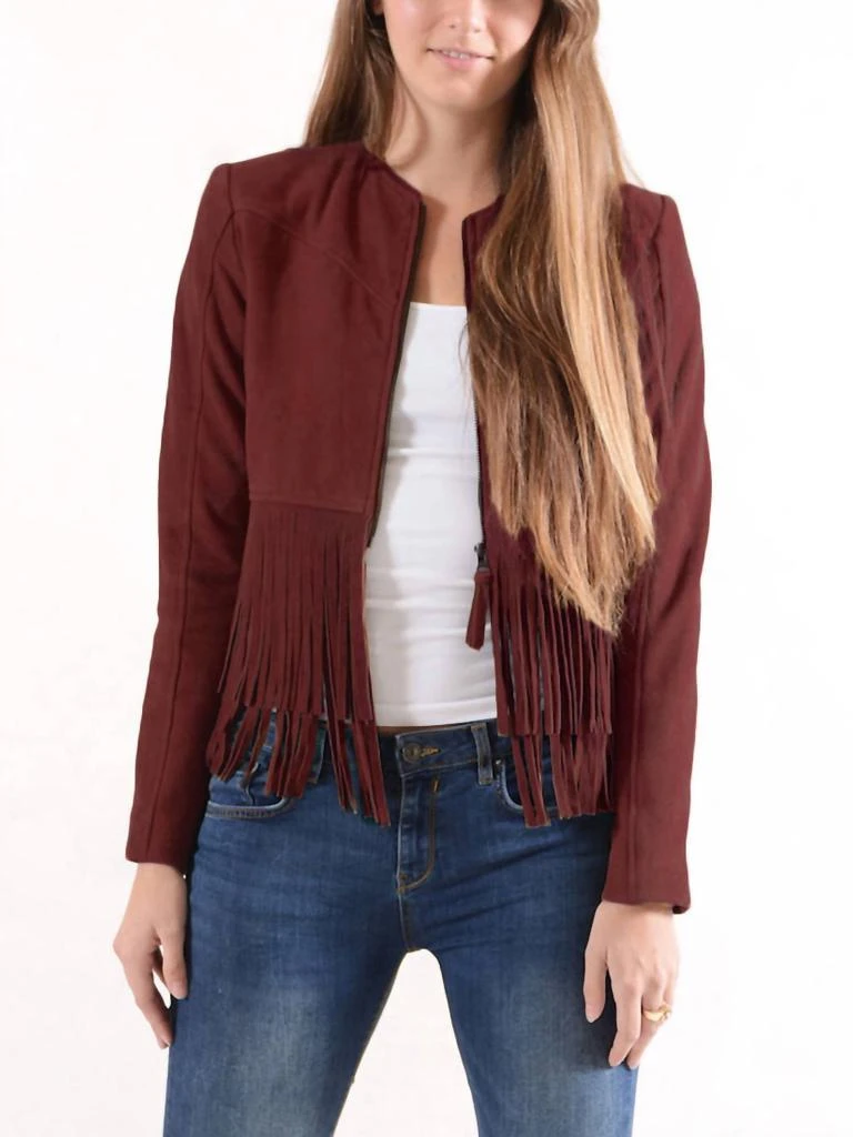 Cigno Nero Cigno Nero - Zita Suede Fringe Jacket 1