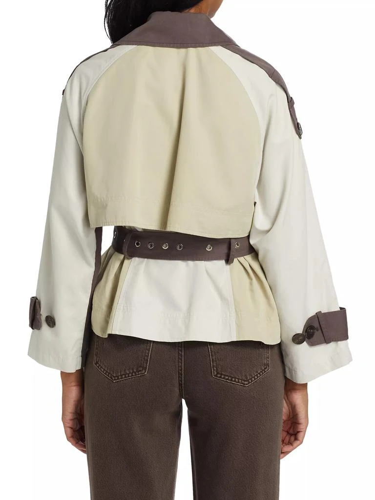 Derek Lam Ines Cropped Trench Jacket 5